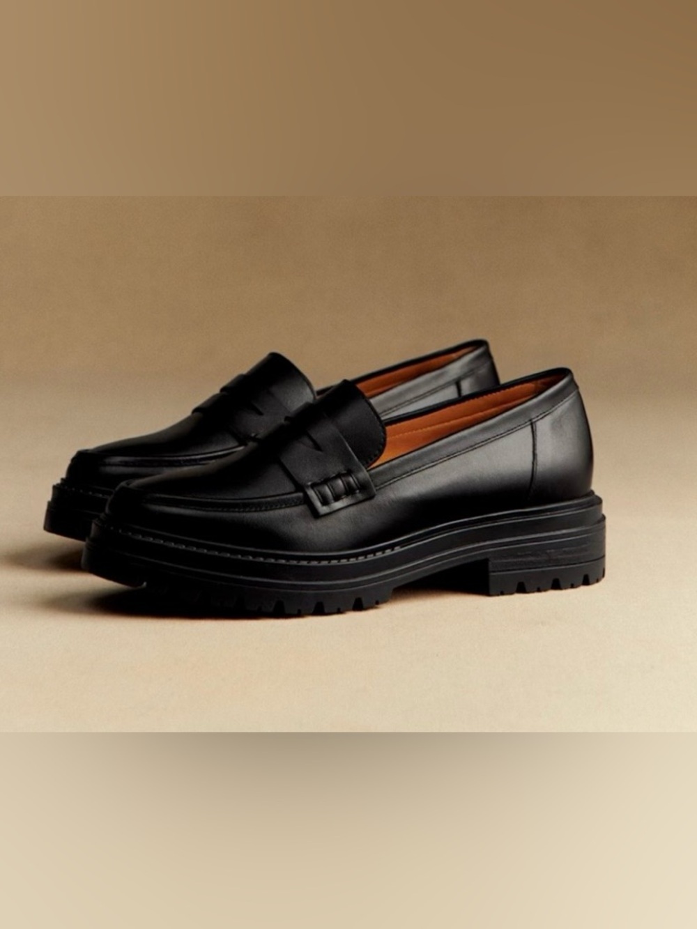 Sezane Albane Loafers Noir Uni - Size 39